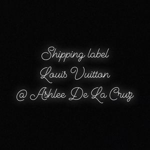 Louis Vuitton Bag Label
